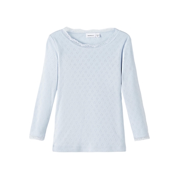 Name it - Bacce bluse m. hulmønster - Heather